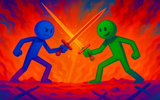 Image Obby Stickman - On Swords